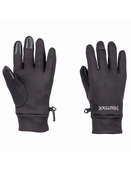 wm's power stretch connect glove - guantes térmicos con touch screen - marmot