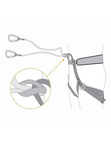 pack bandit (pala + martillo + dragonera bungee) - singing rock