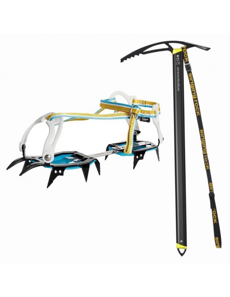 pack fakir + merlin - crampones y piolet - singing rock