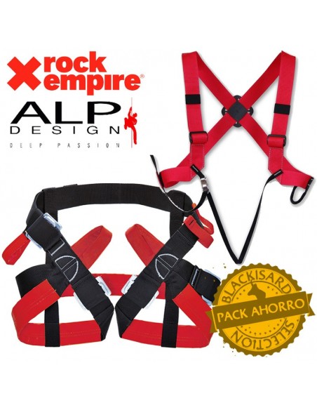 pack speleo + bunny - arneses de espeleología - rock empire / alp design