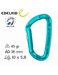 Pure Slider (Icemint) - Mosquetón cierre slider - Edelrid