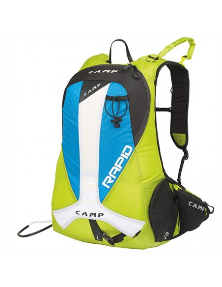rapid - mochila esquí de travesía 20L (black/green) - camp