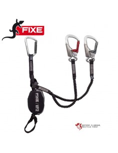 ferratum vf2 con cabo de descanso - disipador via ferrata - fixe