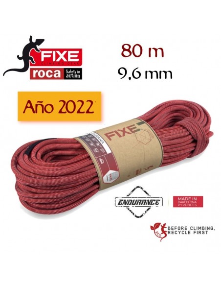 Cuerda Roca modelo Siurana Endurance de 80 m para escalada deportiva.
