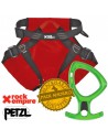 Pack barrancos de arnes con descensor pirana
