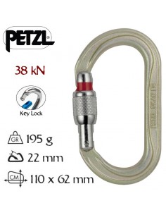 Mosquetón acero Oxan Screw-Lock - Petzl