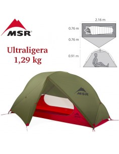 Hubba NX solo backpacking tent de MSR