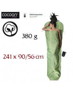 Saco interior tipo momia de algodón organico