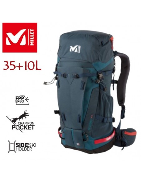Mochila Millet peuterey integrale 35 +10 litros color saphir