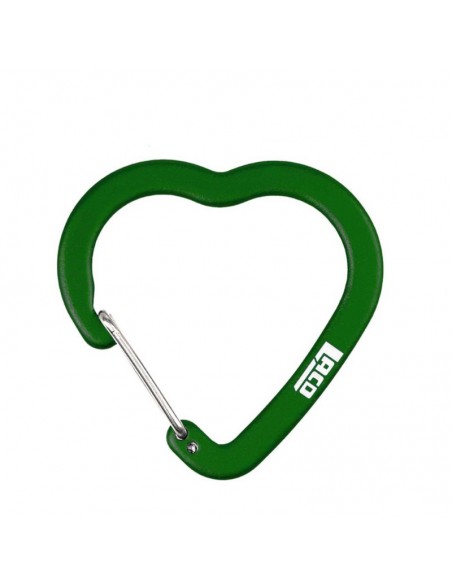 llavero mosquetón corazón fs (verde) - lacd