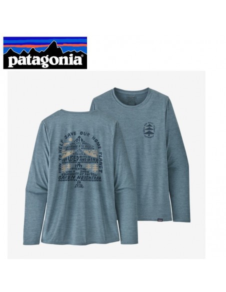 Camiseta técnica de mujer manga larga - Patagonia