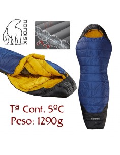 Saco de dormir Puk -2 Curved de Nordisk