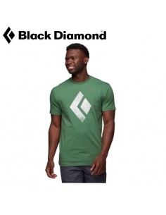 chalked up tee - camiseta algodón orgánico (arbor green) - black diamond