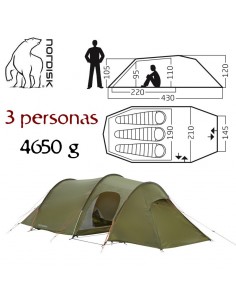 Tienda Oppland 3 PU de Nordisk