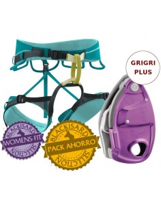 Pack arnés autana women con grigri plus de Petzl 2