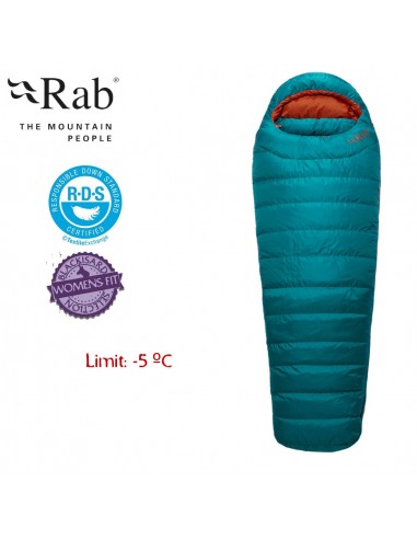 Ascent 500 Wmns- Saco de dormir de plumas de 2 estaciones - Rab