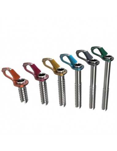 Aero Ice Screw (Red) 10 cm- BLUE ICE