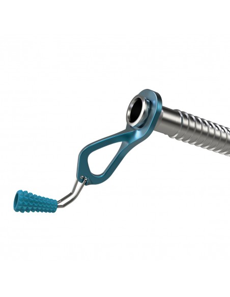 Aero Ice Screw (Grey) 19 cm- Blue ice