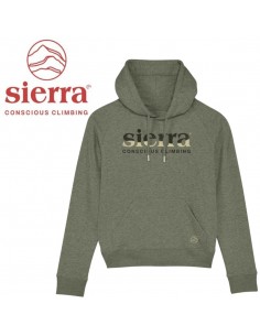 Hoodie Woman Sierra Mid (Khaki) - Sudadera - Sierra