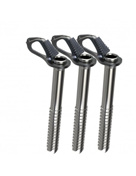 Pack 3 Aero Ice Screw- Blue ice