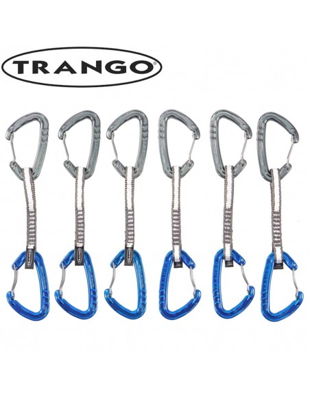 Pack 6 Phase quick draw 12cm - Cintas express dyneema para via larga - Trango