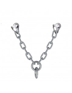 Pack 3 reuniones en V con doble anilla acero zincado Ecotri D10mm - Fixe 2