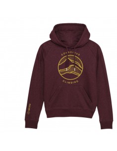 Hoodie Woman Conscious (Grape Red) - Sudadera mujer - Sierra 2