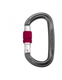 Mosquetón Opus S de aluminio con cierre de rosca. - Rock Empire 2