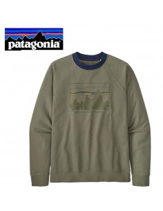 73 Skyline Organic (Garden Green) - Sudadera de manga larga con algodon organico - Patagonia