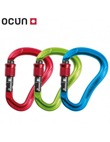 Eagle HMS Screw 3-Pack (colores) - Mosquetones de rosca - Ocun