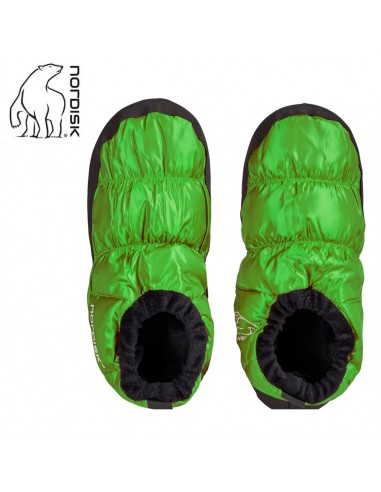 Mos Down Shoes (Green) - Zapatillas descanso de pluma - Nordisk
