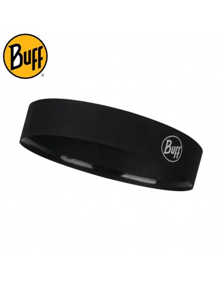 Wide Hairband R-Solid Black - Buff