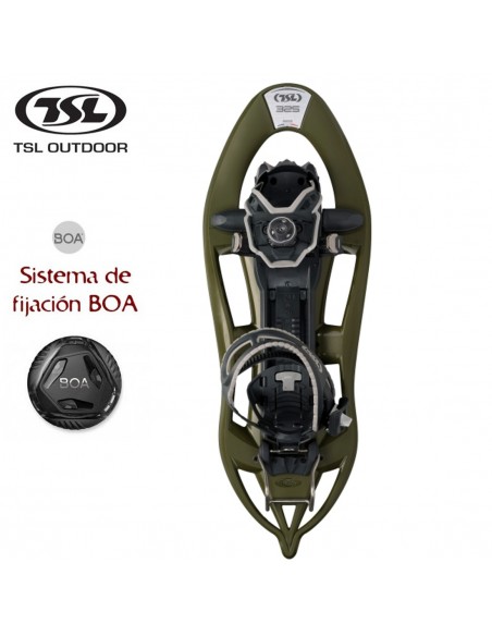 325 Initial (Kaki)- Raquetas con fijación BOA - TSL
