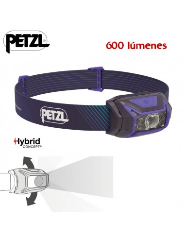 Actik Core (Azul) - Luz frontal recargable 600 lúmenes - Petzl