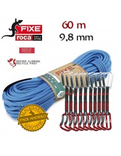 Pack cuerda Sport Nature (60m) + 10 cintas Mongrony 18cm - Fixe