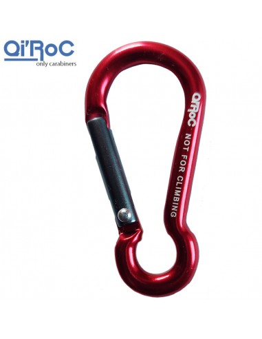 Miniper 5mm (rojo) - mosqueton llavero forma pera - Qi\'roc