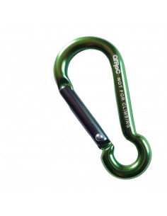 Miniper 6mm (verde) - mosqueton llavero forma pera - Qi\'roc 2